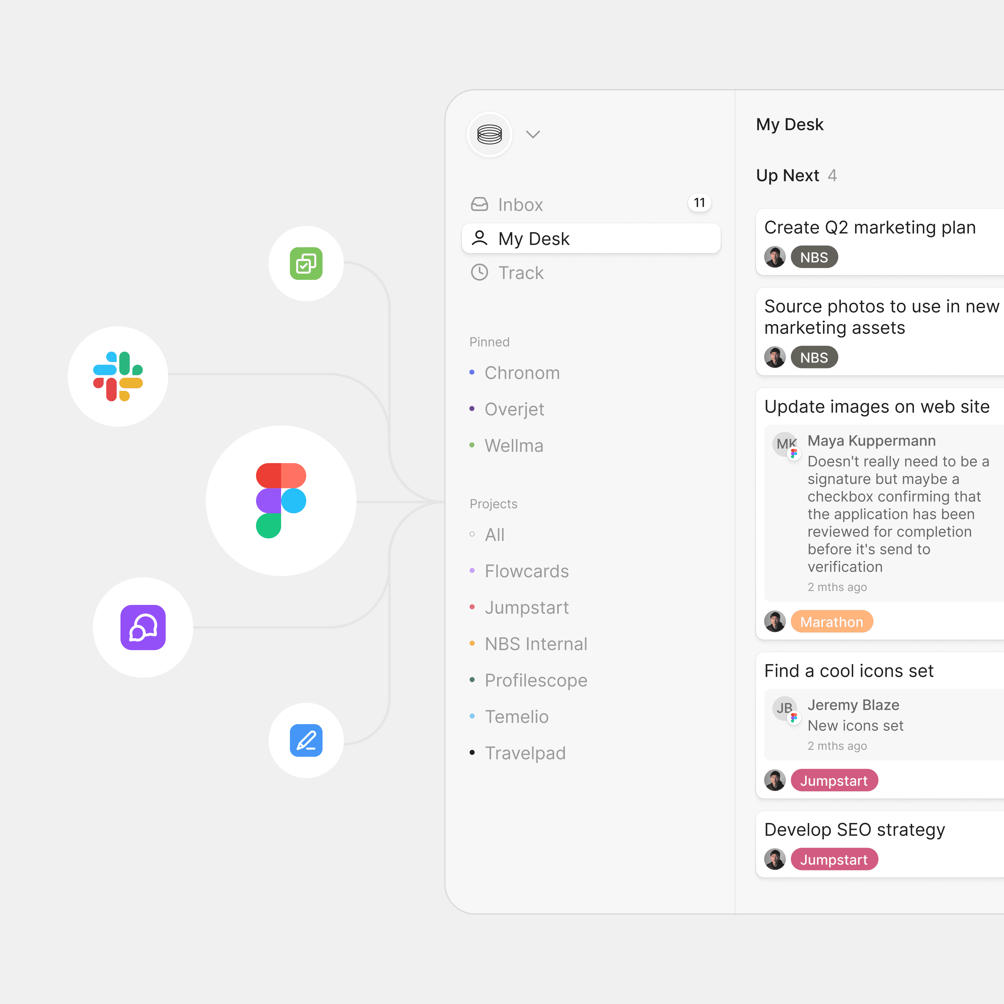 Marathon collaboration UI